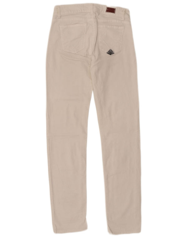 Roy Rogers Γυναικείο Slim Jeans IT 41 Medium W27 L31 Λευκό βαμβακερό