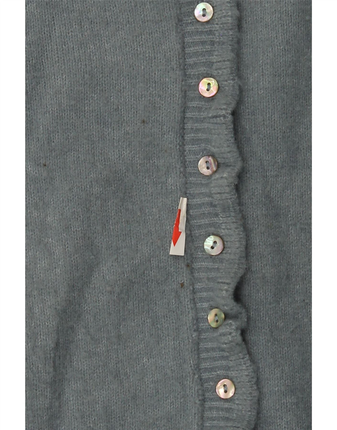 Zara Γυναικεία Ζακέτα UK 14 Medium Blue Polyester