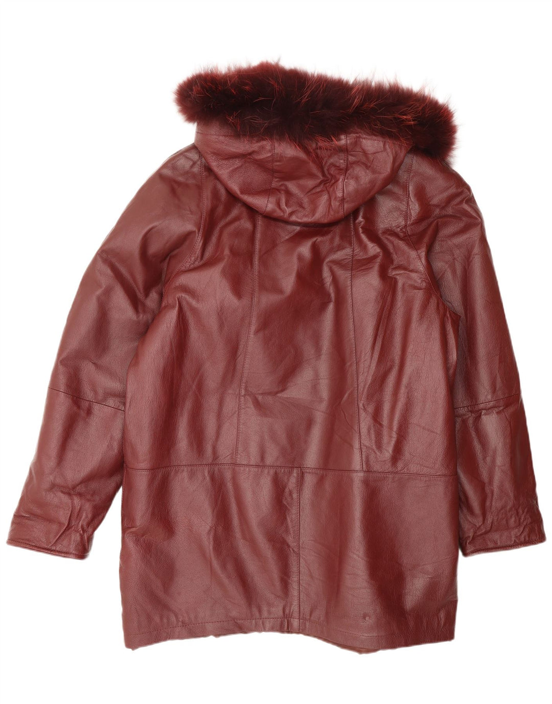 Privilegi Γυναικείο παλτό με κουκούλα Oversized IT 42 Medium Burgundy