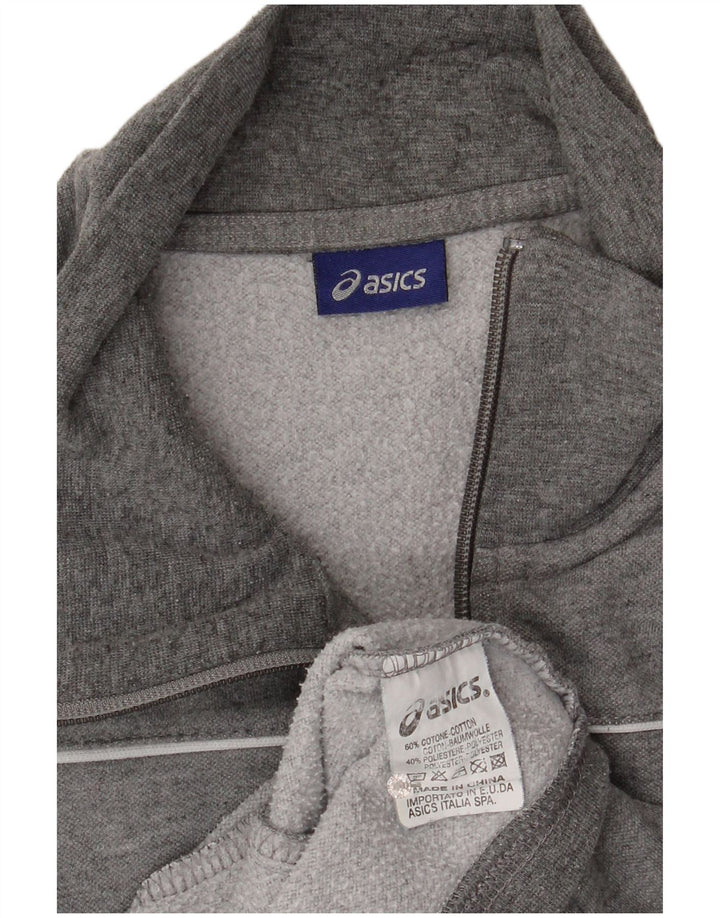 Ανδρική φόρμα Asics Top Jacket Βαμβακερό μεσαίο γκρι