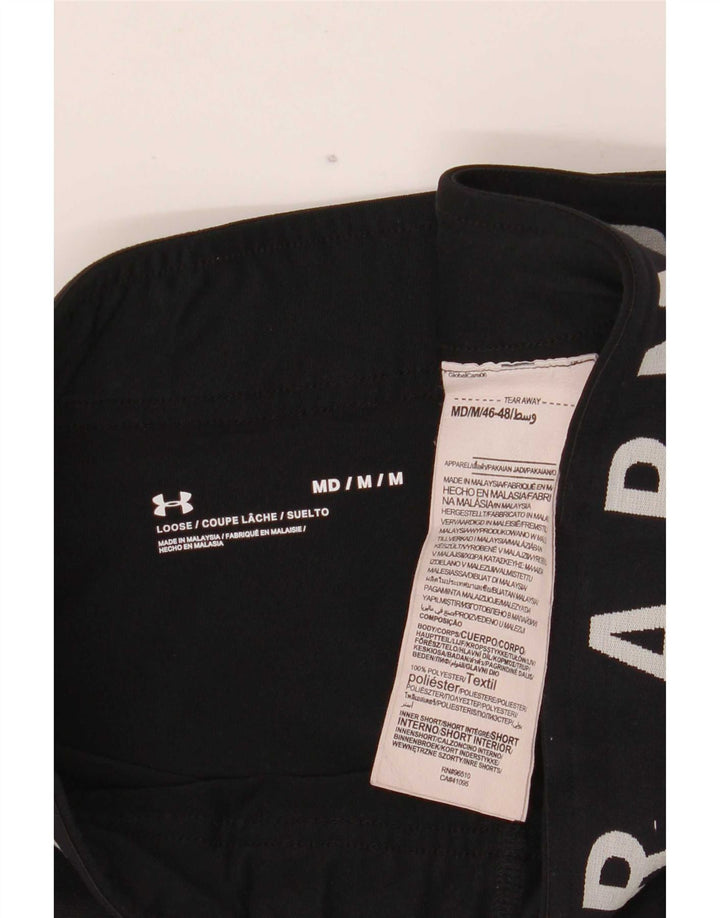Γυναικείο γραφικό αθλητικό σορτς Under Armour UK 14 μεσαίο μαύρο πολυεστέρα