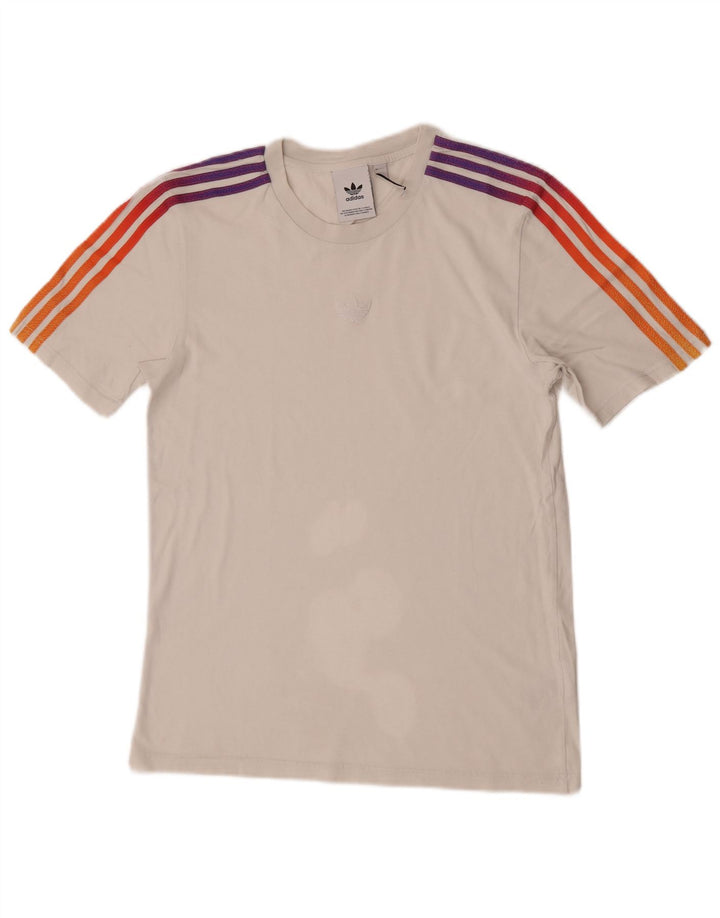 Ανδρικό T-Shirt Adidas Top Μικρό λευκό βαμβακερό