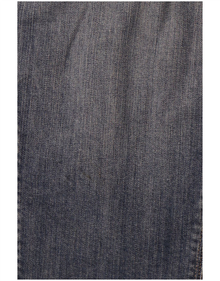 LEE Γυναικείο Τζιν Μπουφάν UK 10 Small Navy Blue Cotton