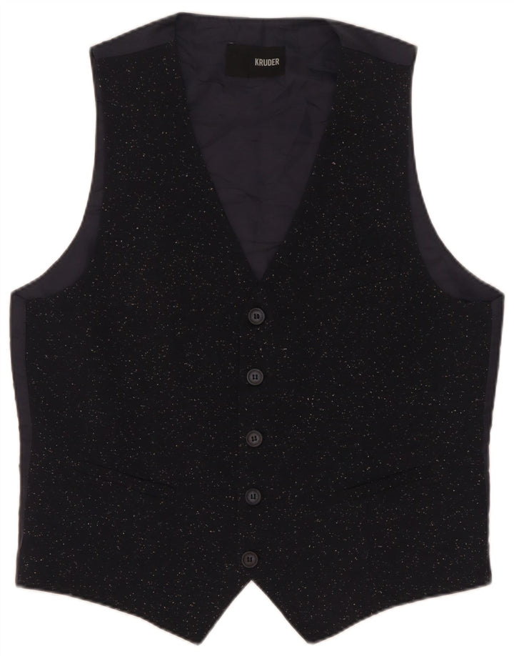Ανδρικό γιλέκο Kruder IT 52 Large Navy Blue Flecked Polyester
