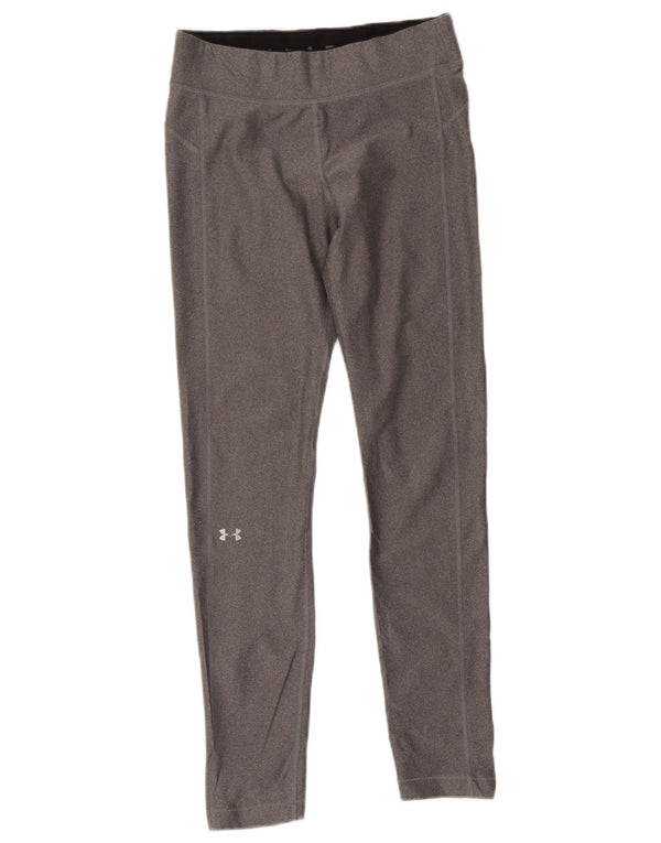 Under Armour Γυναικεία Heat Gear κολάν UK 12 Medium Grey Flecked