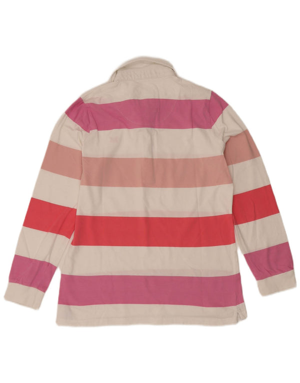 Crew Clothing Γυναικείο μπλουζάκι ράγκμπι πόλο UK 12 μεσαίο πολύχρωμο ριγέ