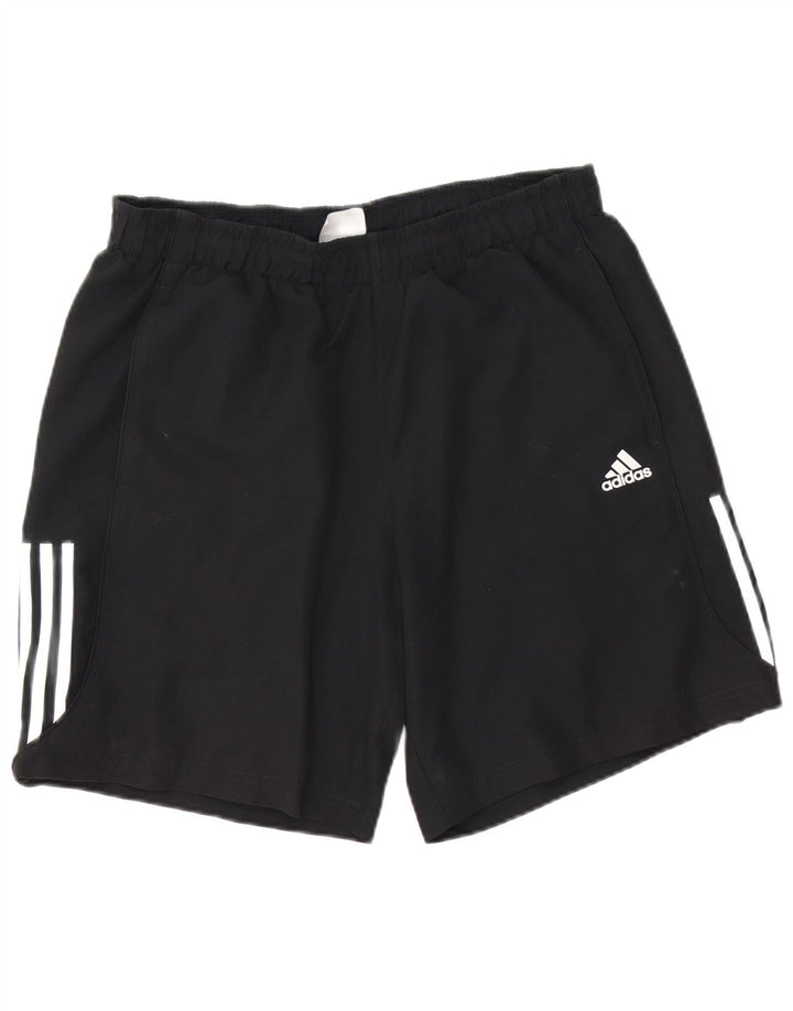 Ανδρικό αθλητικό σορτς Adidas μεγάλο μαύρο πολυεστέρα