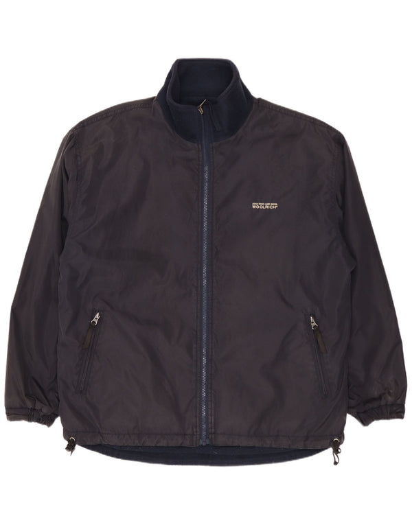 Ανδρικό αναστρέψιμο μπουφάν WOOLRICH UK 40 Large Navy Blue Nylon