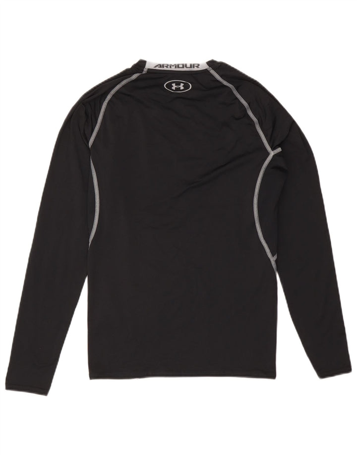 Under Armour Ανδρικό Heat Gear Top Μακρύ μανίκι μεγάλο μαύρο πολυεστέρα