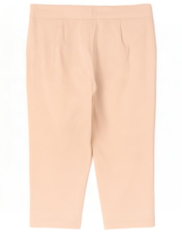 Marks & Spencer Γυναικείο ίσιο παντελόνι Capri UK 14 Large W34 L20 White