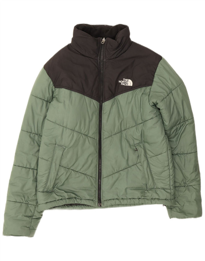 The North Face Ανδρικό μπουφάν με επένδυση UK 36 Small Green Colourblock Polyester