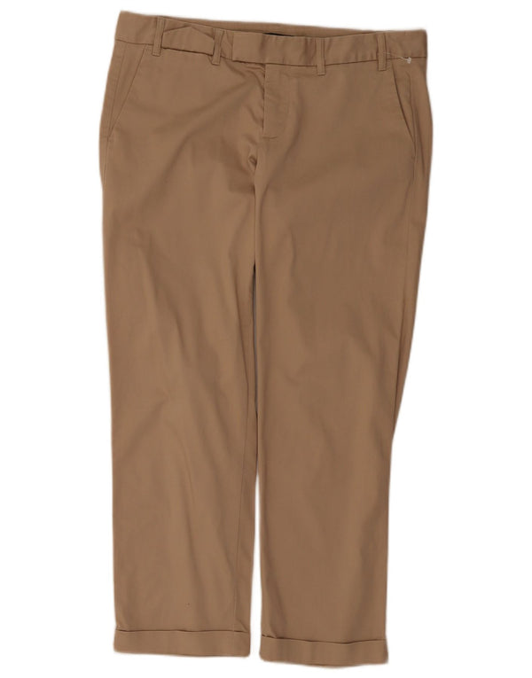 Gap Γυναικείο ίσιο παντελόνι Chino UK 12 Medium W32 L26 Beige βαμβακερό