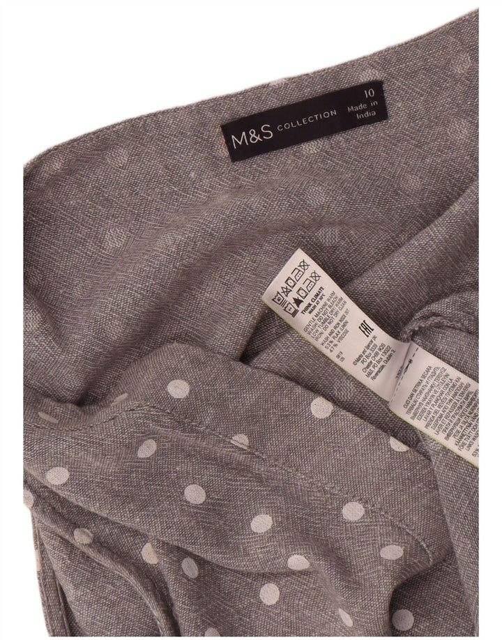 Marks & Spencer γυναικείο αμάνικο φόρεμα UK 10 με γκρι στίγματα