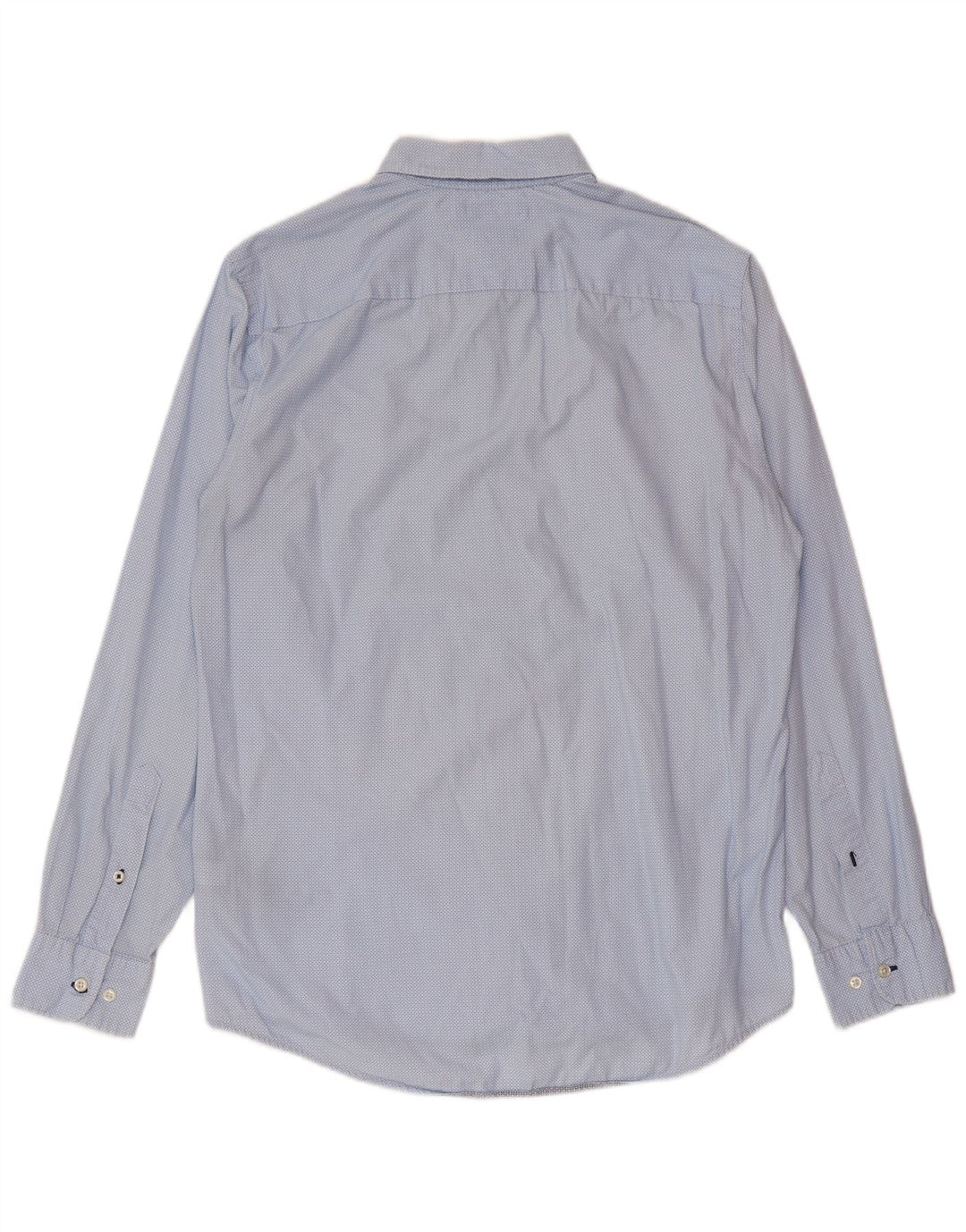 Ανδρικό πουκάμισο Tommy Hilfiger με κανονική εφαρμογή, Βαμβακερό μεσαίο μπλε με στίγματα