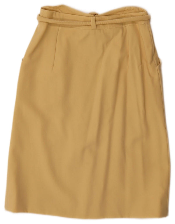 Vintage Γυναικεία Φούστα A-Line IT 40 Small W27 Yellow