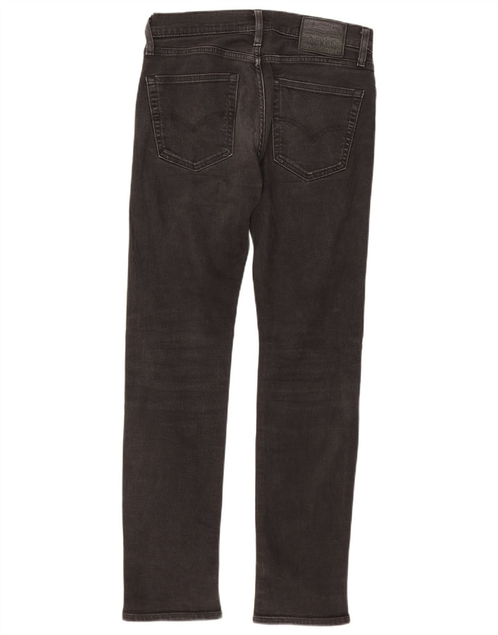 LEVI'S Womens 511 Slim Jeans  W30 L32 Black Cotton