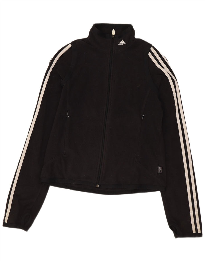 Adidas Γυναικείο Climawarm Fleece Jacket UK 12 Medium Black Polyester