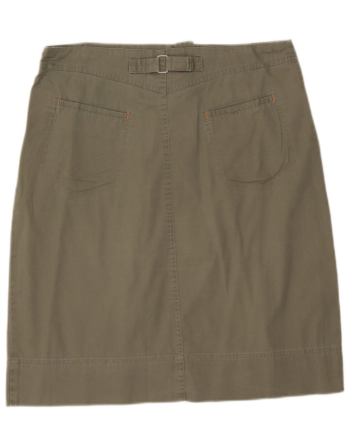 Awear Γυναικεία Φούστα Α σε γραμμή US 14 XL W33 Πράσινη Βαμβακερή