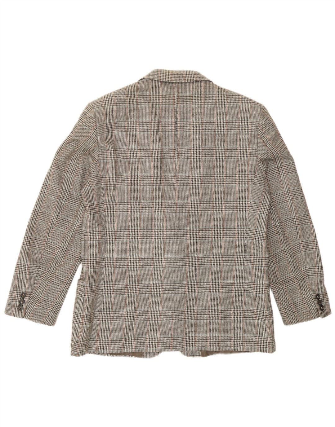 Vintage Ανδρικό σακάκι με 2 κουμπιά σακάκι UK 38 Medium Grey Houndstooth
