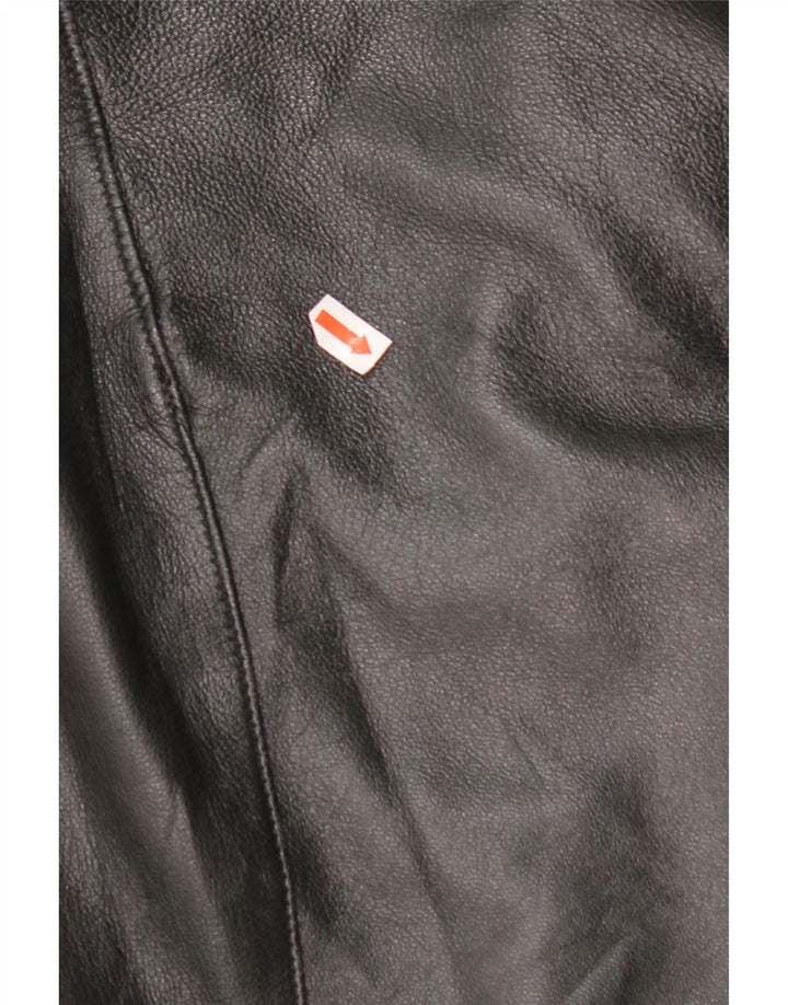 Γυναικεία Δερμάτινη Φούστα VINTAGE Medium W28 Μαύρη