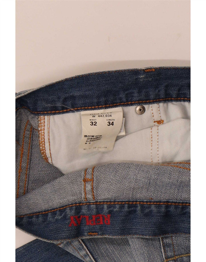 Replay Γυναικείο Bootcut Jeans W32 L30 Μπλε βαμβακερό