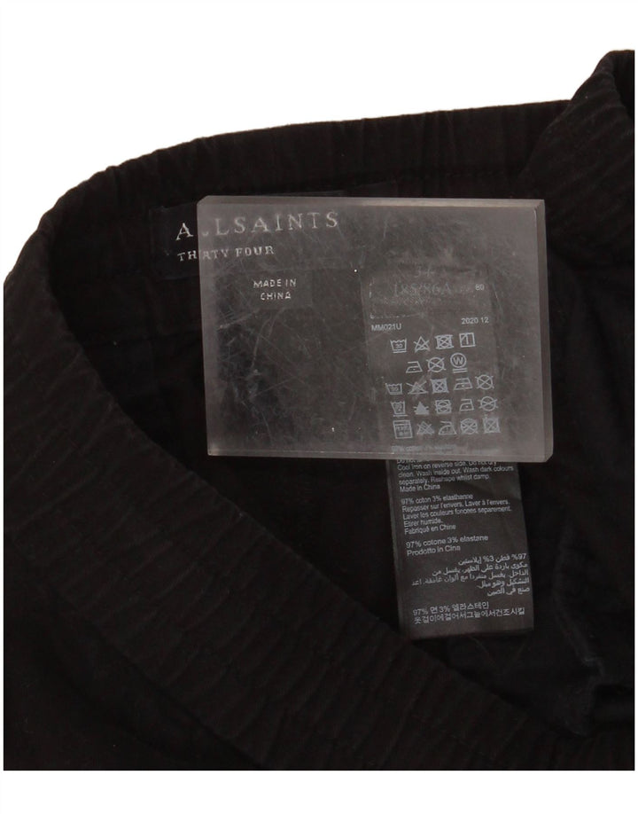 Ανδρικό παντελόνι Chino ALL SAINTS Slim μεγάλο μαύρο βαμβακερό