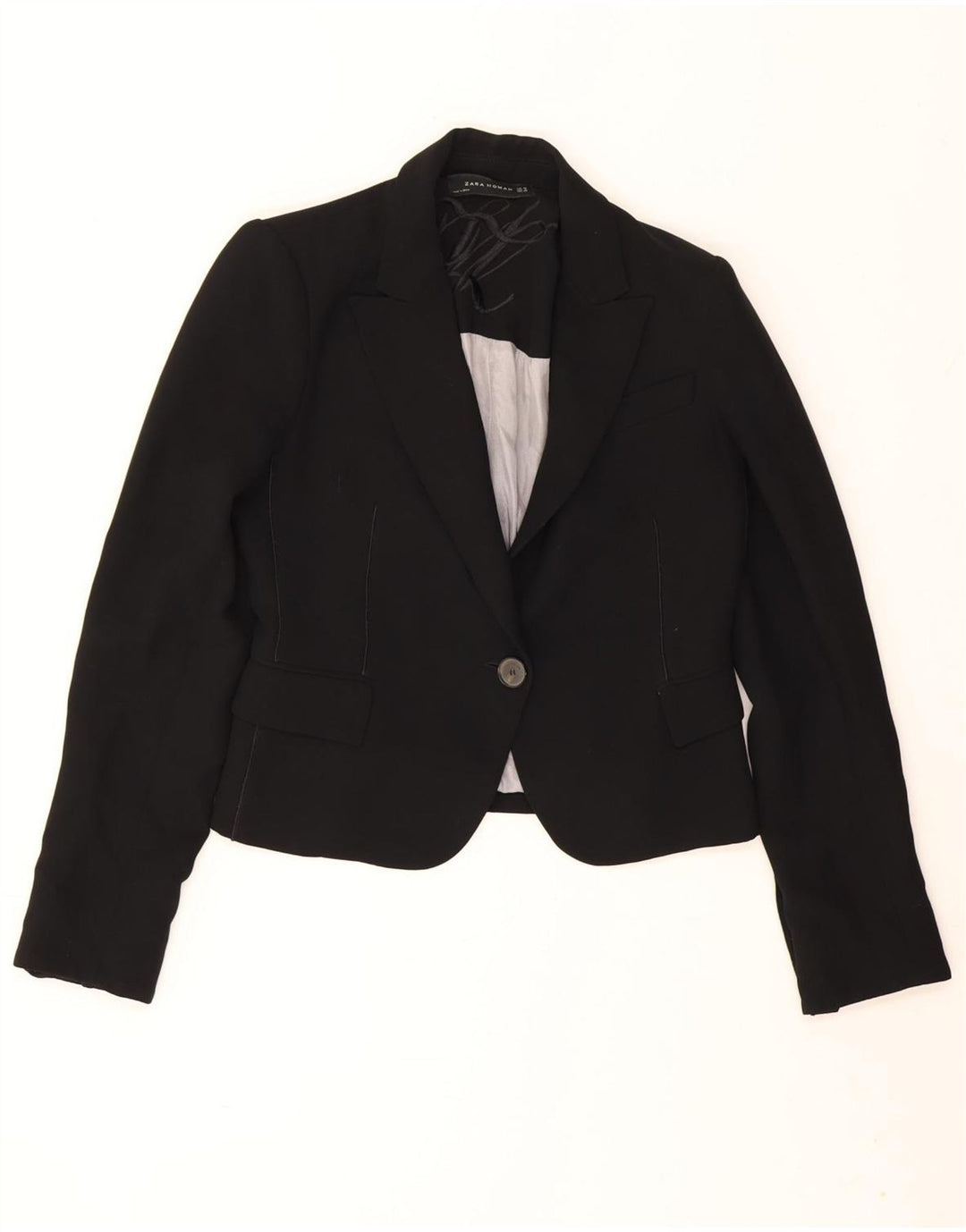 Zara Γυναικείο Μπουφάν μπλέιζερ EU 38 Small Black