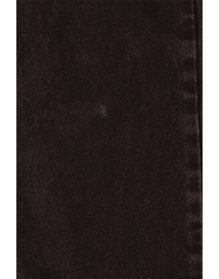 Ανδρικό τζιν ίσιο WRANGLER W29 L27 Μαύρο βαμβακερό