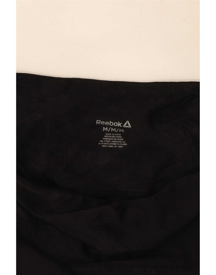 Γυναικεία γραφικά κολάν Reebok UK 12 Medium Black