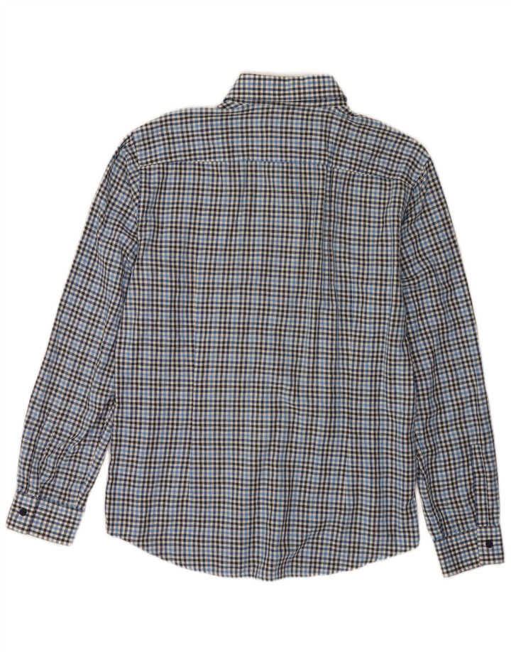 Ανδρικό πουκάμισο Hugo Boss Slim Fit μεγάλο μπλε βαμβακερό