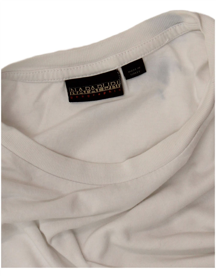 NAPAPIJRI Γυναικείο T-Shirt Top UK 14 Medium White