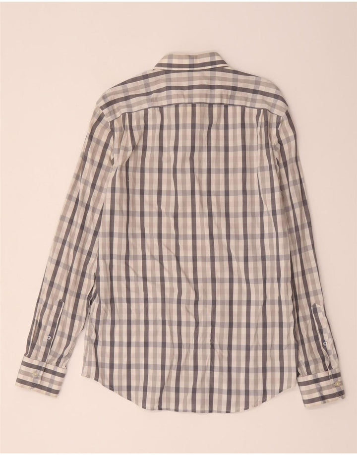Ανδρικό πουκάμισο Gap Slim Fit Medium Grey Check Cotton