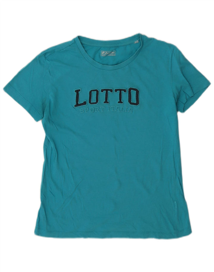 Γυναικείο γραφικό μπλουζάκι Lotto Top UK 14 Medium Blue