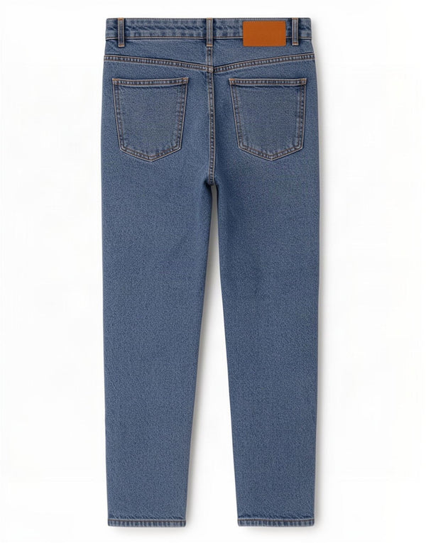 Zara γυναικείο ψηλόμεσο τζιν EU 40 Medium W30 L28 Μπλε βαμβακερό
