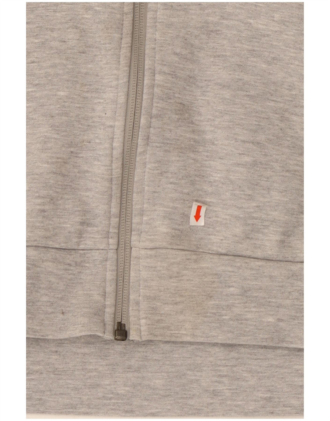 Ανδρικό πουλόβερ με κουκούλα με φερμουάρ ADIDAS XL γκρι βαμβακερό