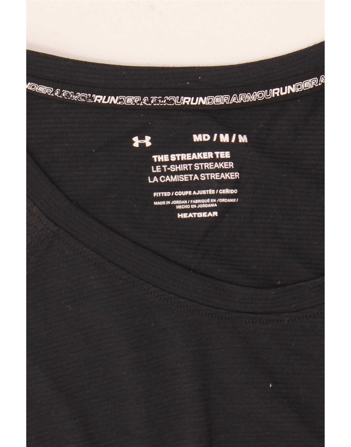Ανδρικό μπλουζάκι Under Armour Heat Gear Top Medium Μαύρο