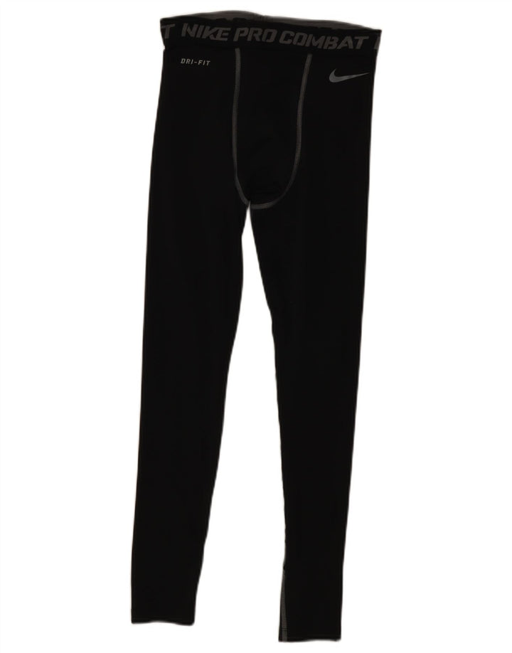 Ανδρικά γραφικά κολάν Nike Dri Fit Μικρό μαύρο πολυεστέρα