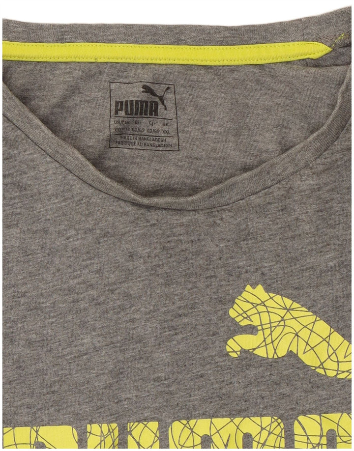 Ανδρικό γραφικό μπλουζάκι Puma Top 2XL Γκρι