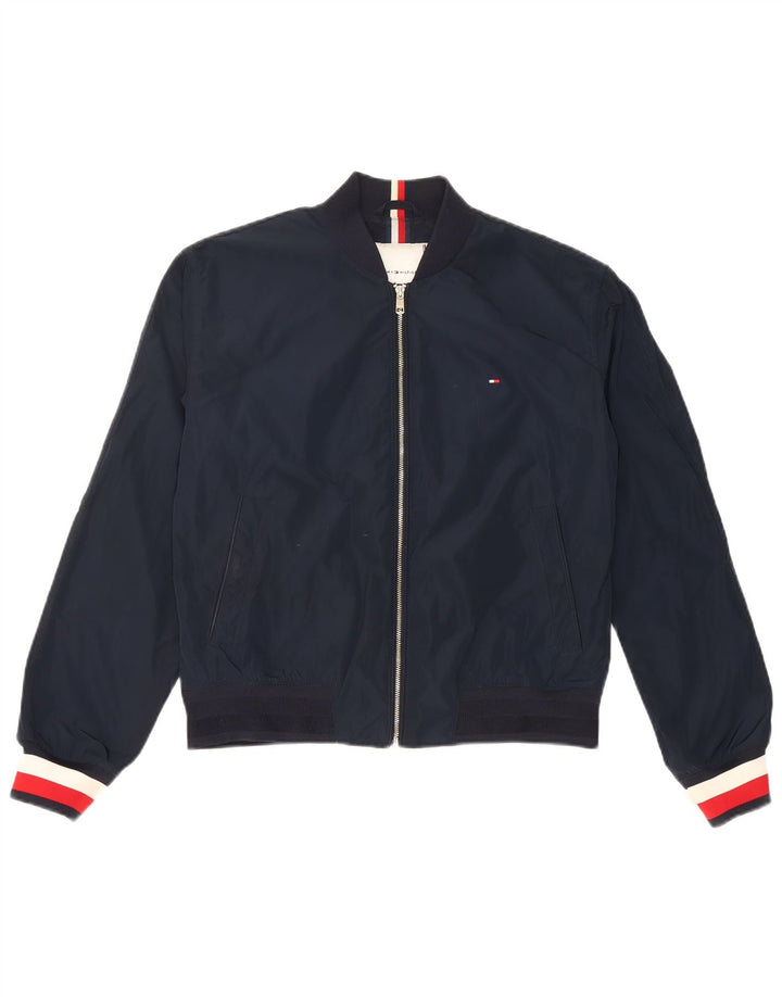 Tommy Hilfiger Γυναικείο μπουφάν μπουφάν UK 6 XS Navy Blue Colourblock