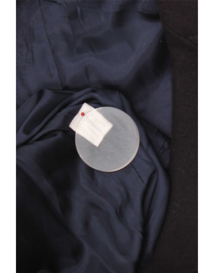 Vintage Ανδρικό Παλτό μπιζελιού IT 52 XL Navy Blue Viscose