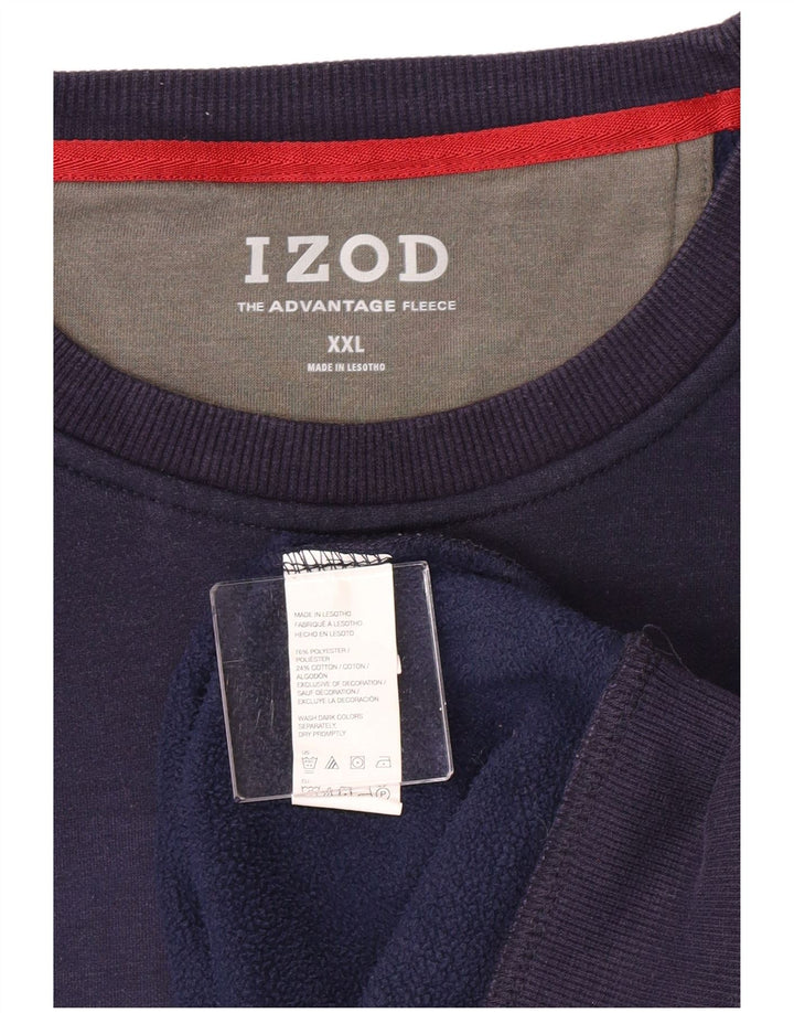 Ανδρικό φούτερ Izod Jumper 2XL Navy Blue Polyester