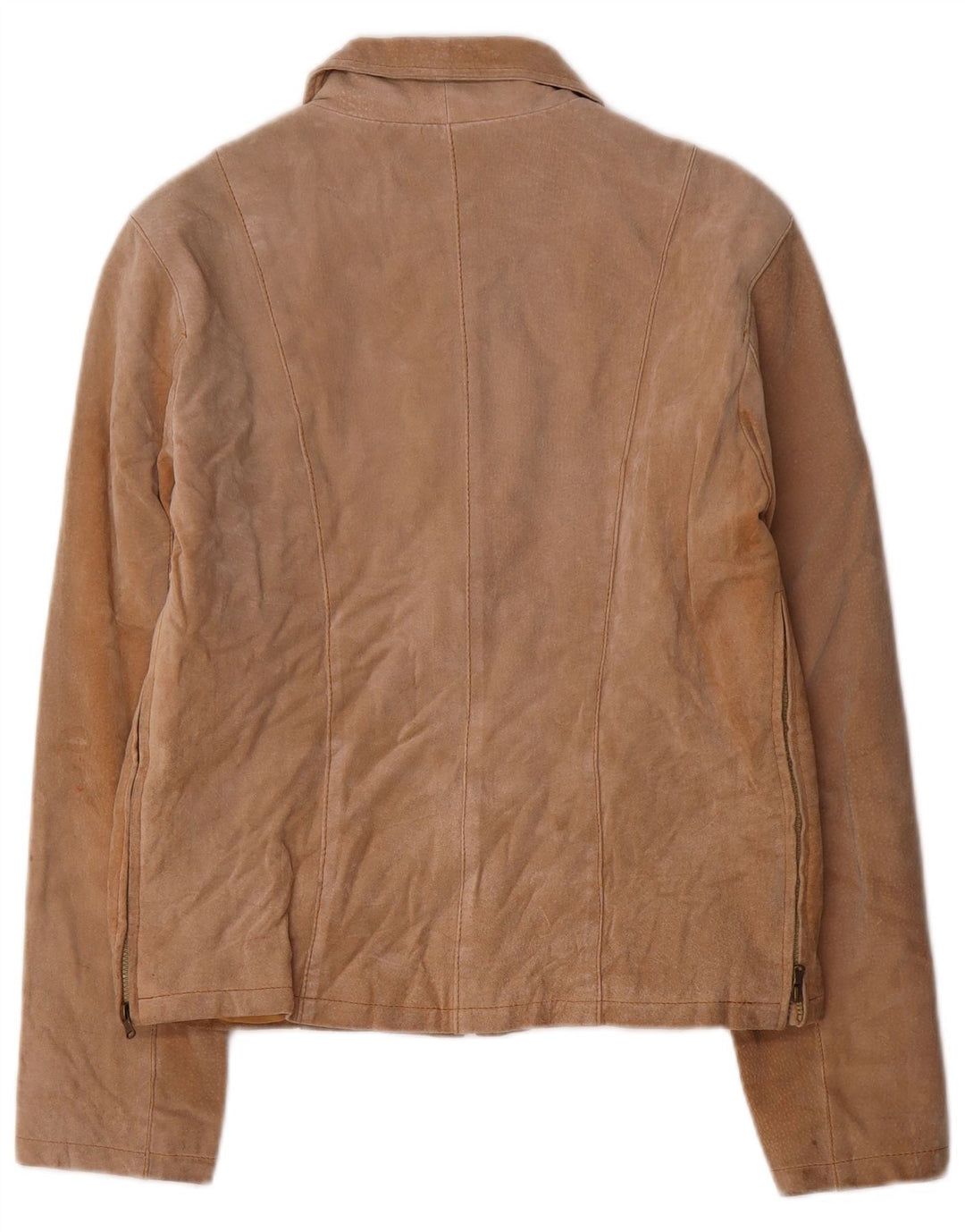 Effe Ti Γυναικείο Suede Jacket IT 44 Medium Beige Leather