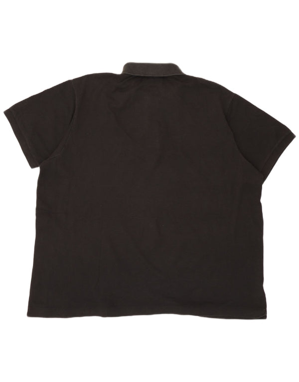 Ανδρικό πουκάμισο Lacoste Classic Fit Polo Size 8 3XL Μαύρο βαμβακερό