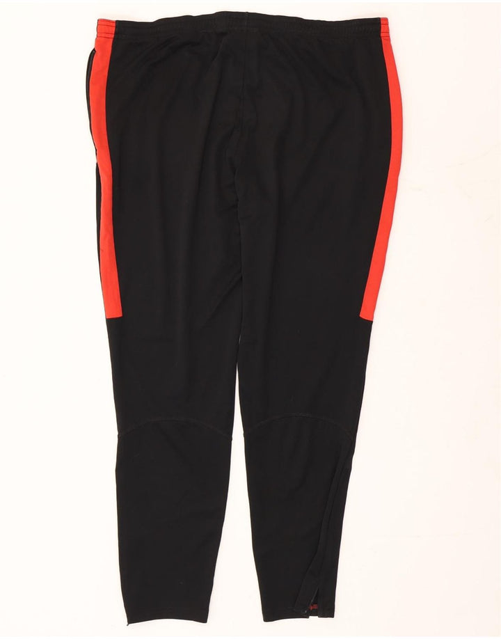 Ανδρικές φόρμες Nike Dri Fit Παντελόνια μεσαίου μαύρου χρώματος πολυεστέρας