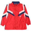 Ανδρικό μπουφάν βροχής ALEX UK 42 XL Red Colourblock Polyamide