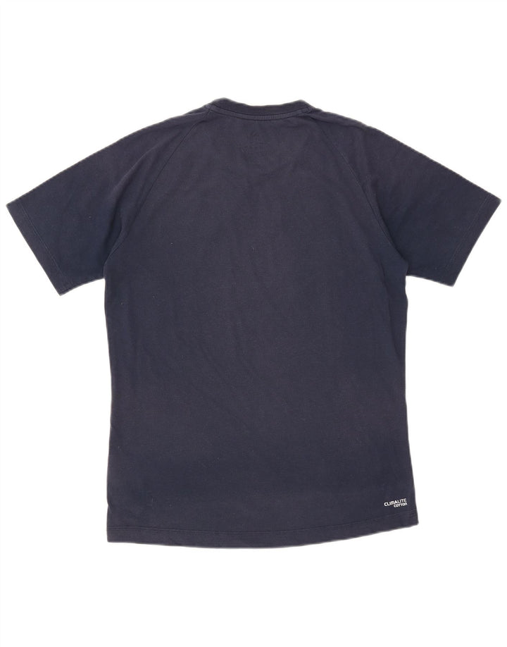 Ανδρικό T-Shirt ADIDAS Top Small Navy Blue από βαμβάκι