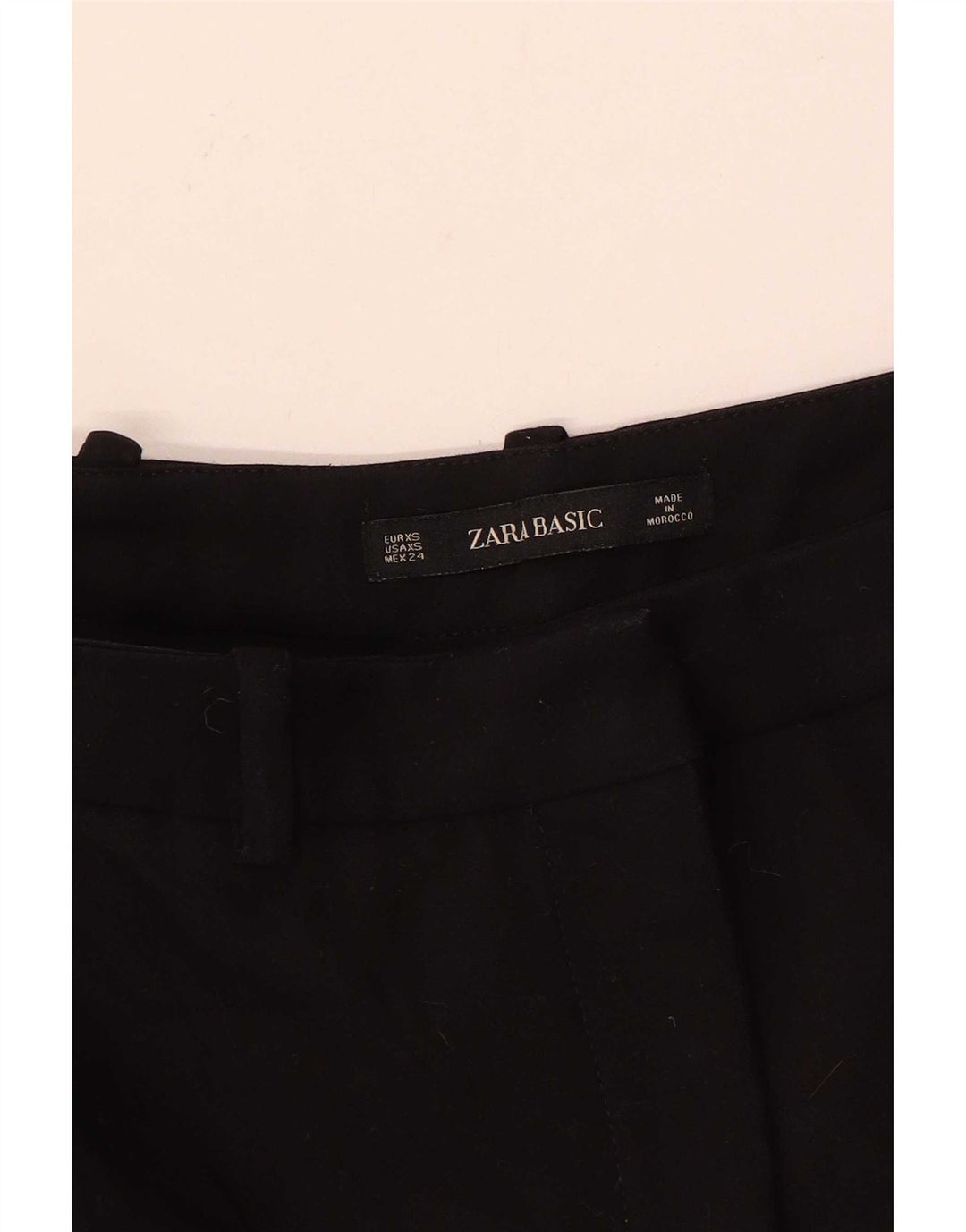 Zara Γυναικείο Σορτς Chino XS W24 Μαύρο