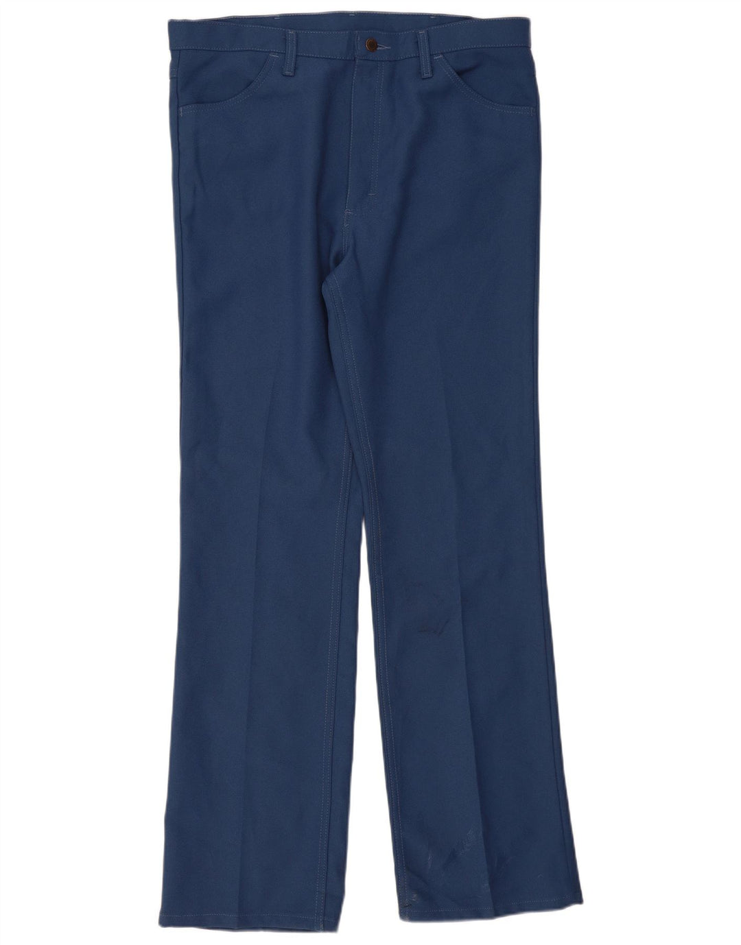 Ανδρικό ίσιο casual παντελόνι Wrangler W38 L34 Μπλε Πολυεστέρας