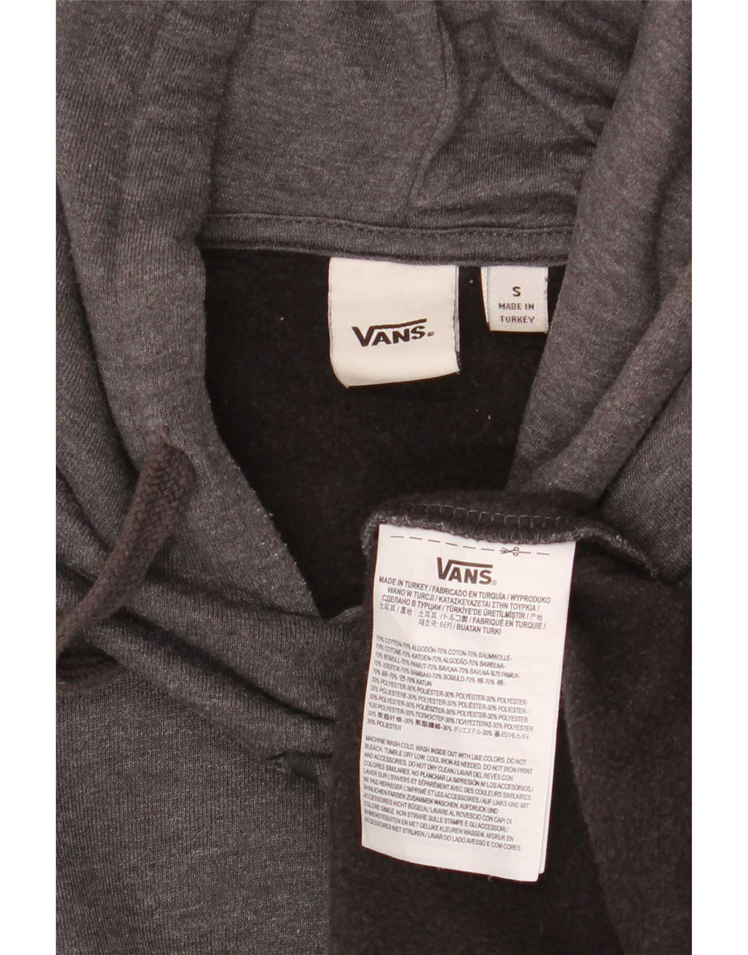 Ανδρικό Vans Graphic Hoodie Jumper Μικρό Γκρι Βαμβακερό