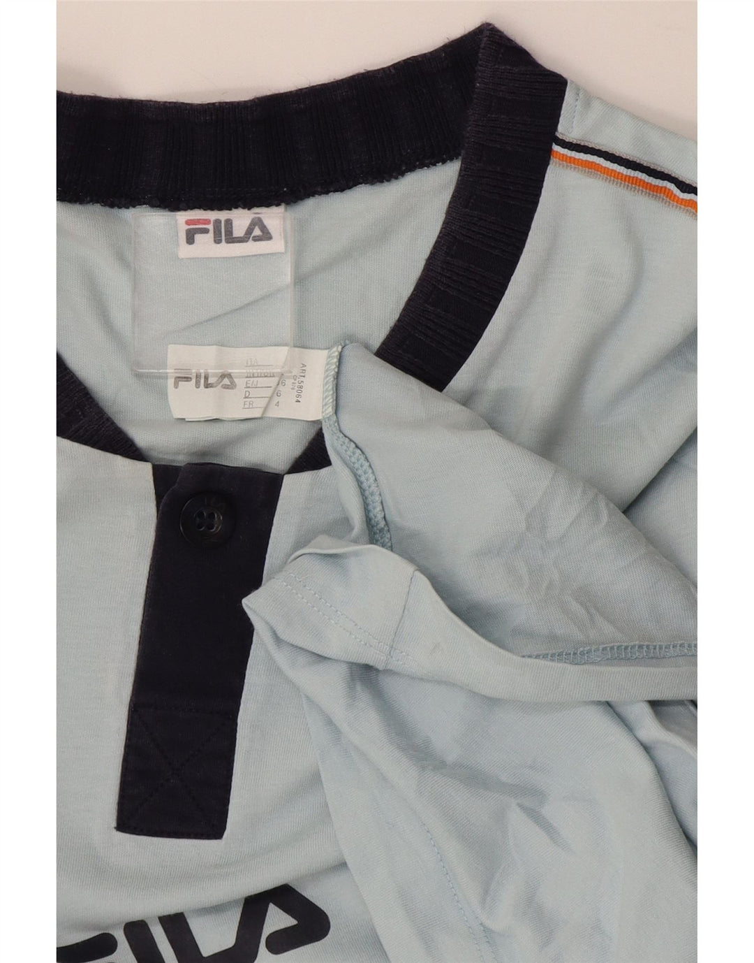 Ανδρικό T-Shirt Fila Top μεγάλο μπλε βαμβακερό